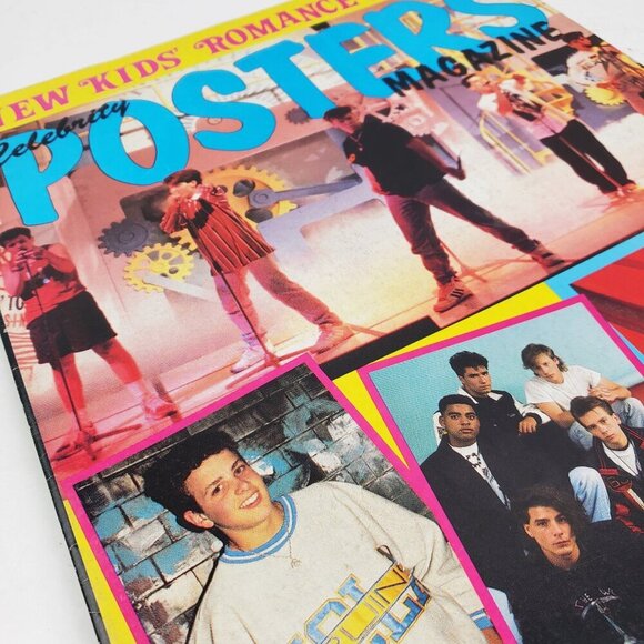 Celebrity Posters Magazine New Kids on Block NKOTB 1990 VTG Unread Stock - Picture 11 of 11